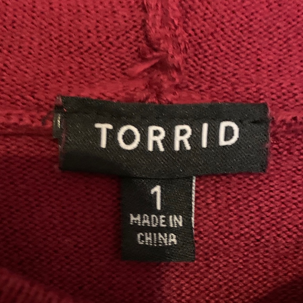 Torrid Zip Front Sweater - image 2